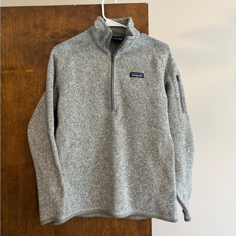 Patagonia Heather Gray Fleece Jacket